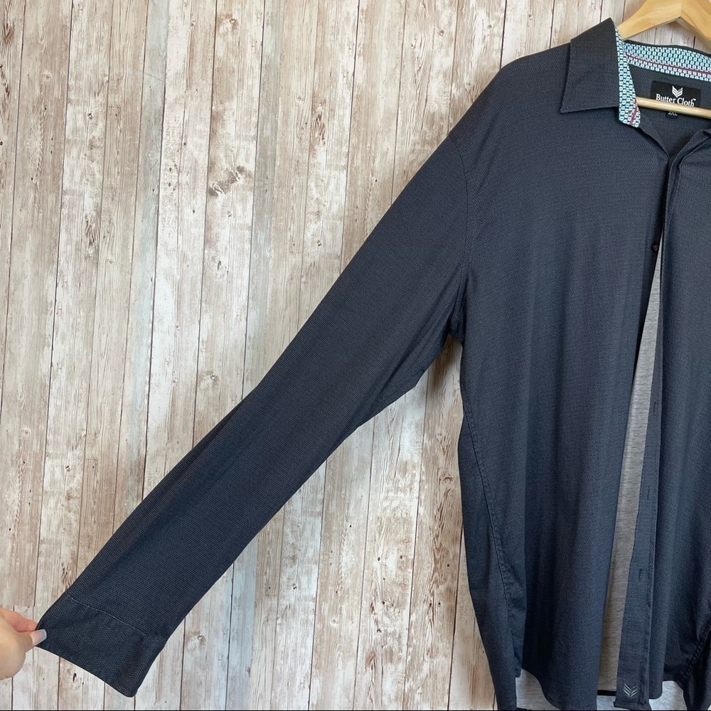 Butter Cloth Long Sleeve Button Front Top Size 2XL Men - Picture 4 of 9